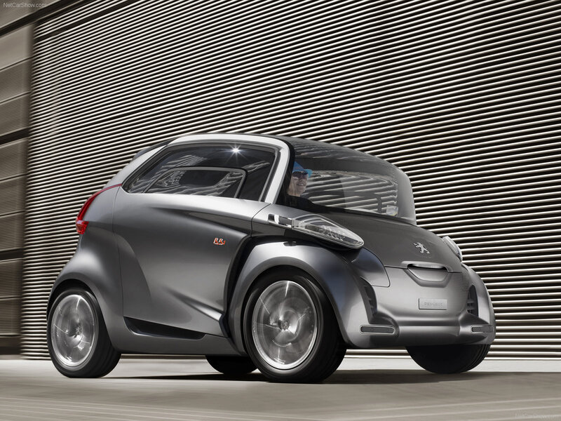 Silver Concept Car — Gray, Modern, Photograph, Person
