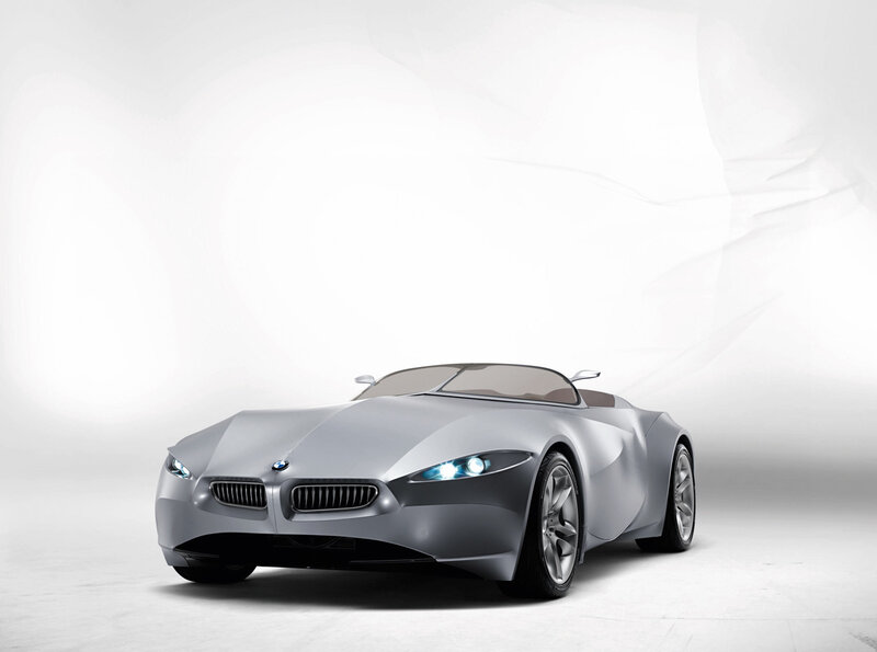 Silver Concept Car — Gray, Neutral, 3d Render, Headlights, Wheels, White