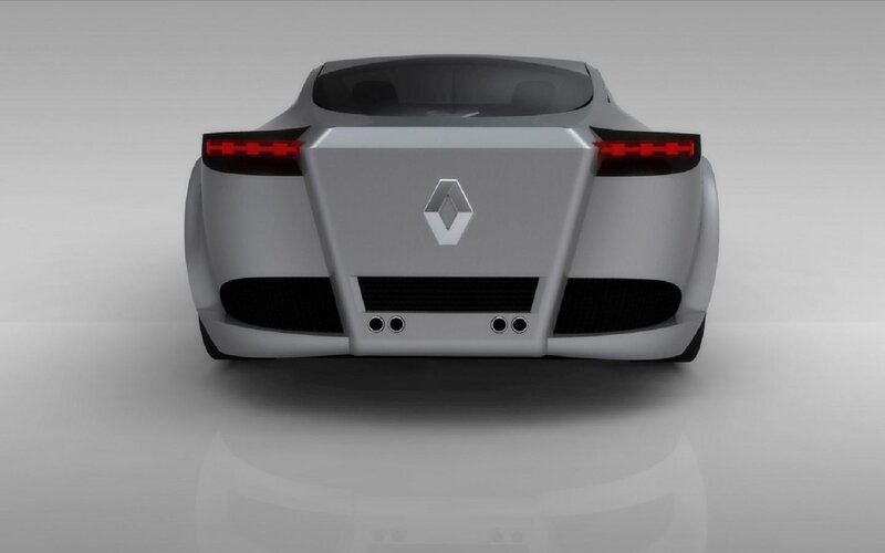 Silver Concept Car — Gray, Neutral, 3d Render