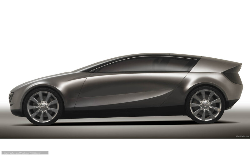 Silver Concept Car — Gray, Neutral, 3d Render, Wheel, Side Profile