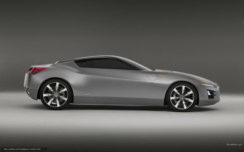 Silver Concept Car — Gray, Neutral, 3d Render, Wheels, Taillight