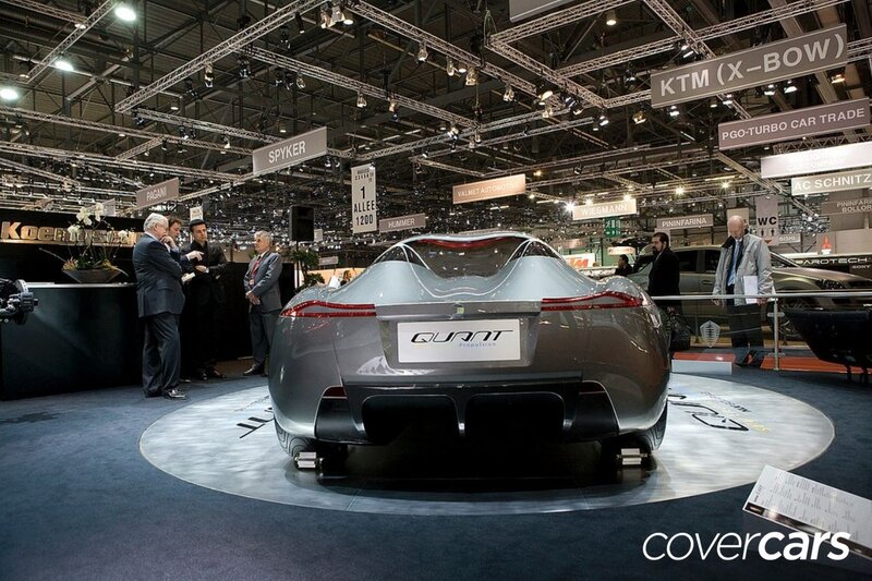 Silver Concept Car — Gray, Neutral, Photograph, People