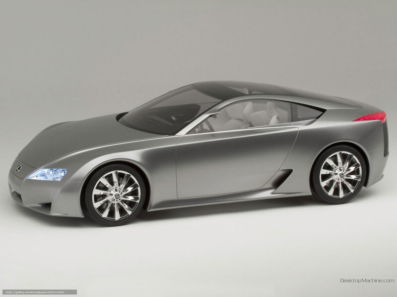Silver Concept Car — Gray, Neutral, Photograph, Wheels, Headlights