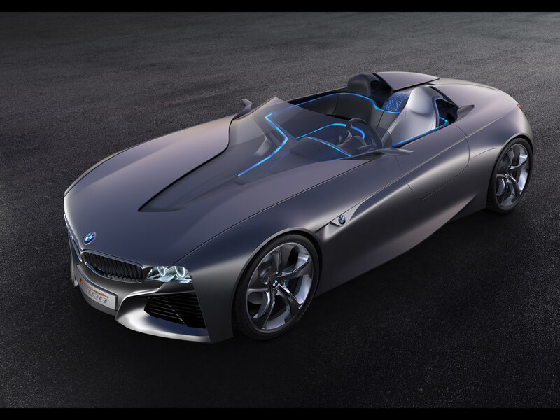 Silver Concept Car — Gray, Sleek, Futuristic