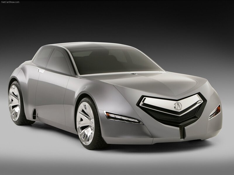 Silver Concept Car — Grille, Black