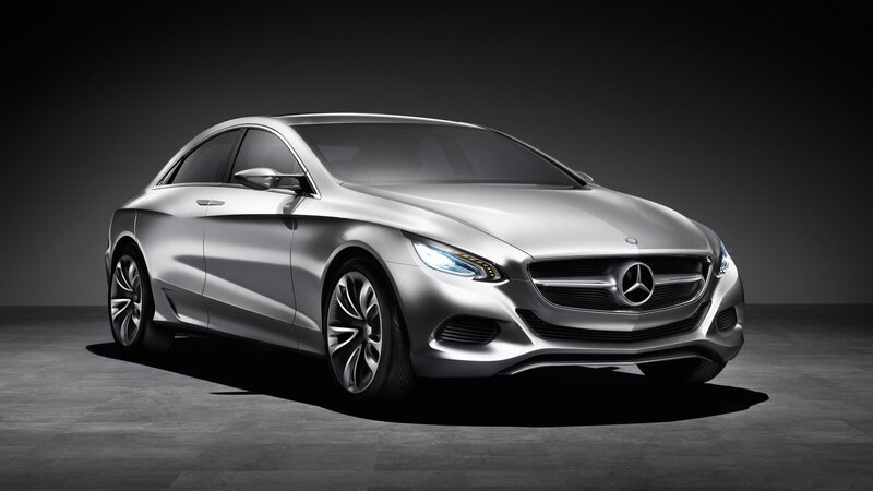 Silver Concept Car — Headlights, Grille