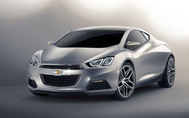 Silver Concept Car — Headlights, Wheels