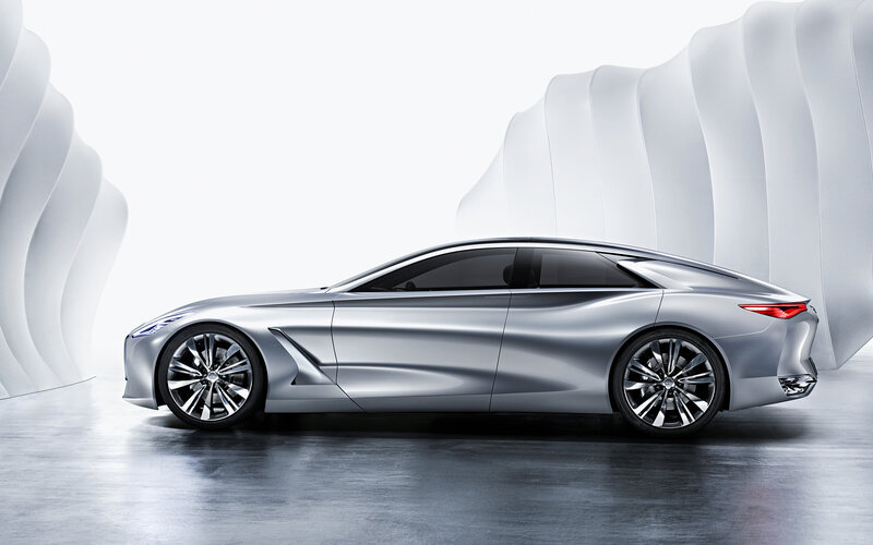 Silver Concept Car — Minimalist, 3d Render