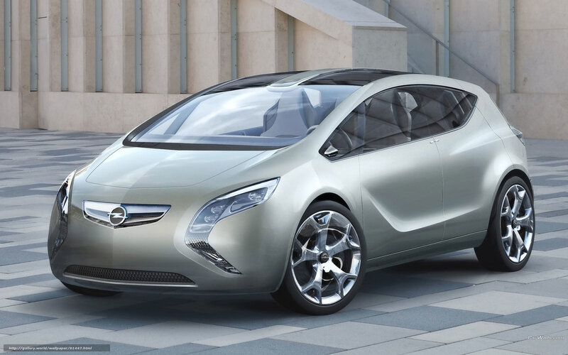 Silver Concept Car — Modern, 3d Render, Building, Pavement