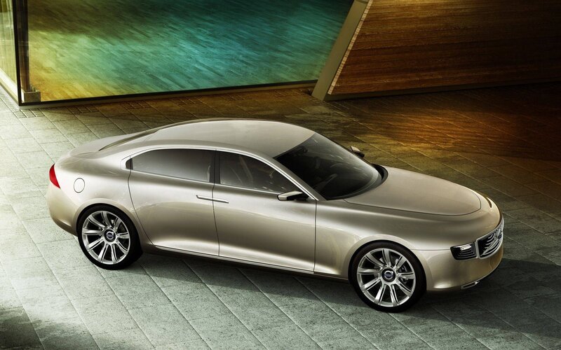 Silver Concept Car — Modern, 3d Render, Floor