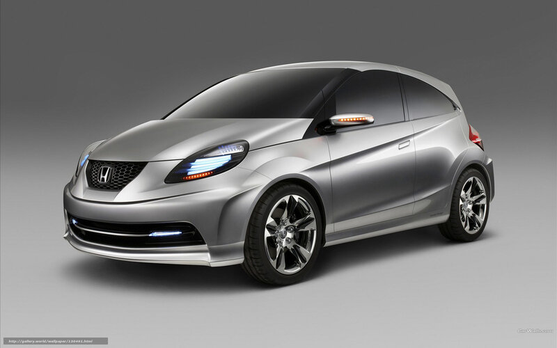 Silver Concept Car — Modern, 3d Render, Headlights, Side Mirror