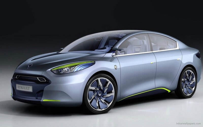 Silver Concept Car — Modern, 3d Render, Headlights, Wheels, Blue, Black