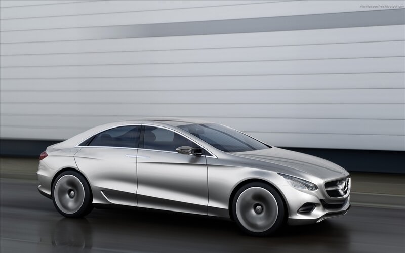 Silver Concept Car — Modern, 3d Render, Road, Building