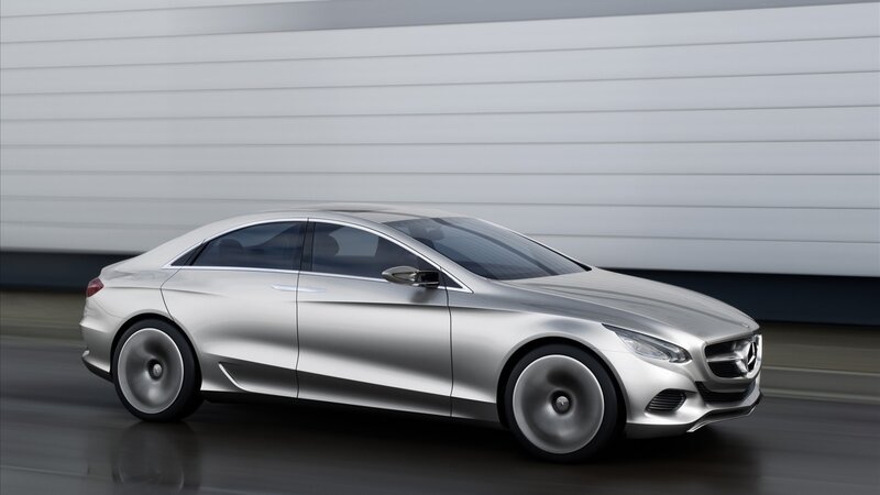 Silver Concept Car — Modern, 3d Render, Wall, Road, Gray