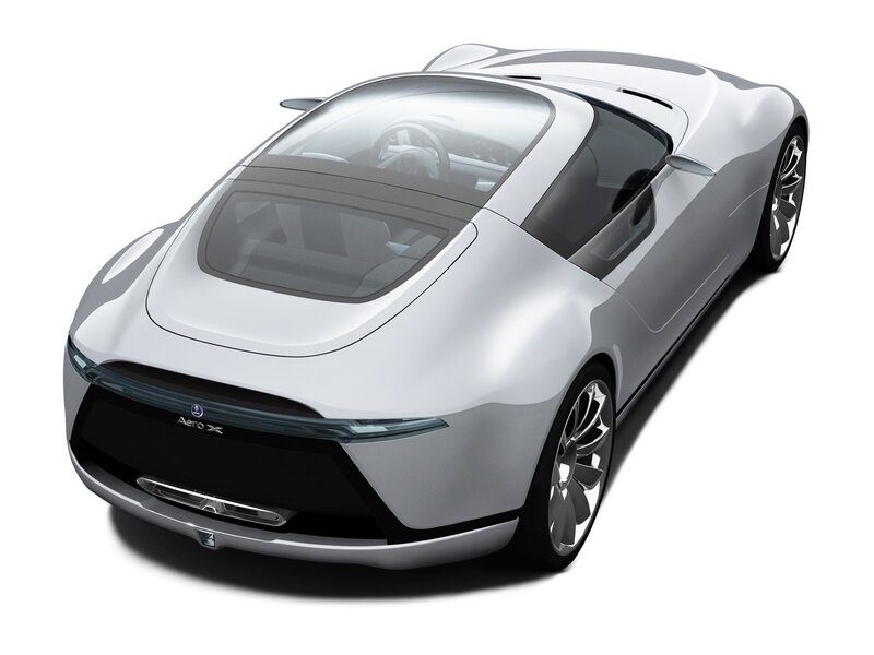 Silver Concept Car — Modern, 3d Render, Windows, Wheels, Black, Aero X