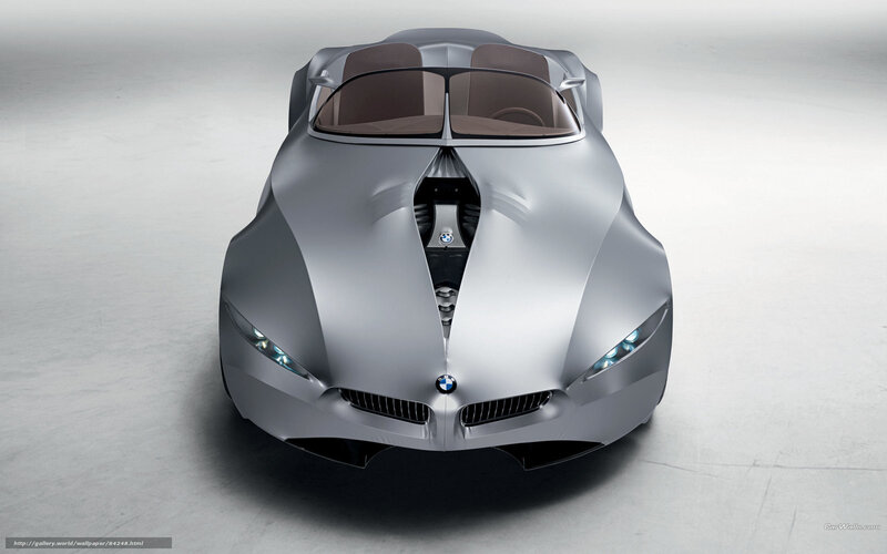 Silver Concept Car — Modern, 3d Render, Windshield, Headlights
