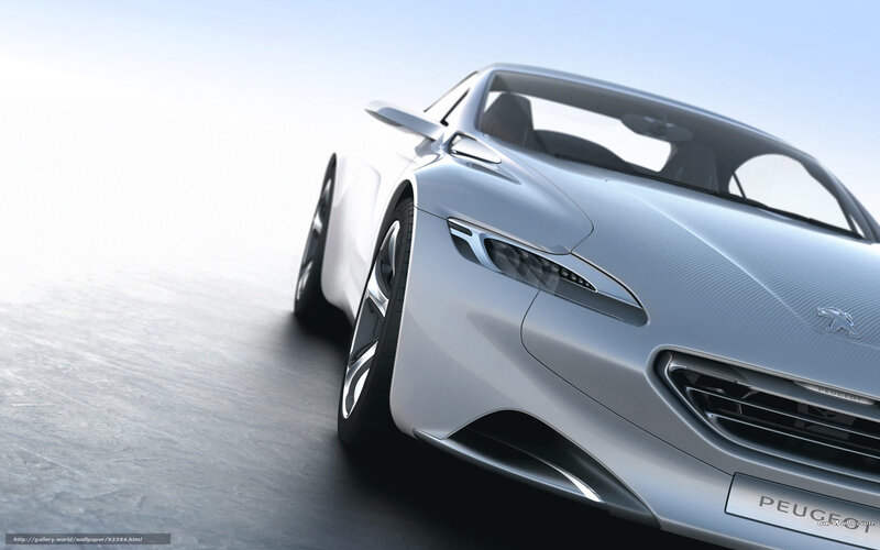 Silver Concept Car — Modern, 3d Render, Windshield