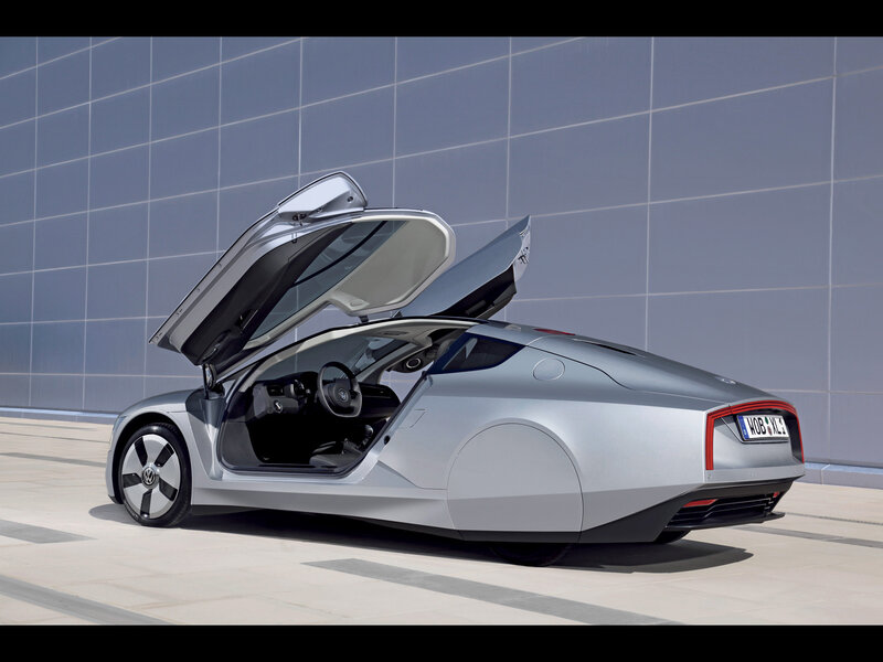 Silver Concept Car — Modern, Afternoon