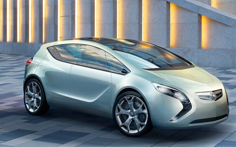 Silver Concept Car — Modern, Night, 3d Render, Building