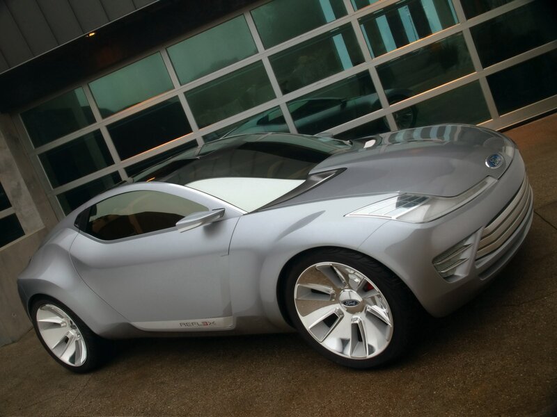 Silver Concept Car — Modern, Photograph, Building, Windows, Concrete, Gray, Black