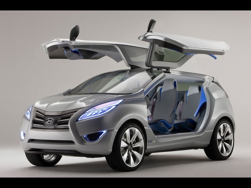 Silver Concept Car — Modern, Photograph, Car Door