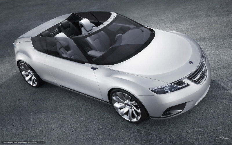 Silver Concept Car — Modern, Photograph, Convertible, Wheel