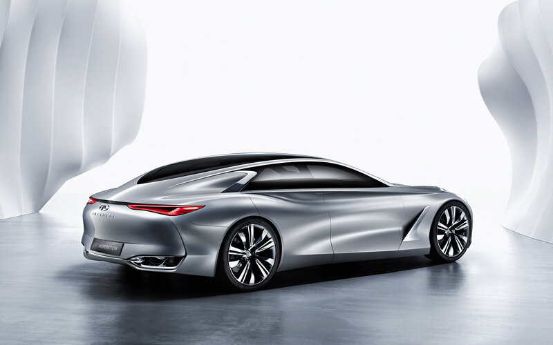 Silver Concept Car — Modern, Photograph, Studio