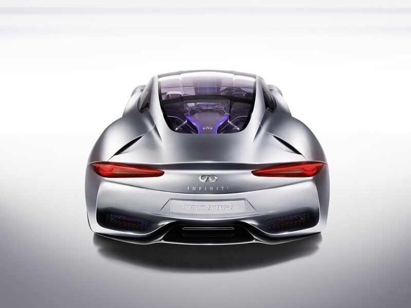 Silver Concept Car — Modern, Photograph, Taillights