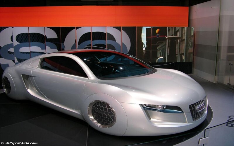 Silver Concept Car — Modern, Photograph