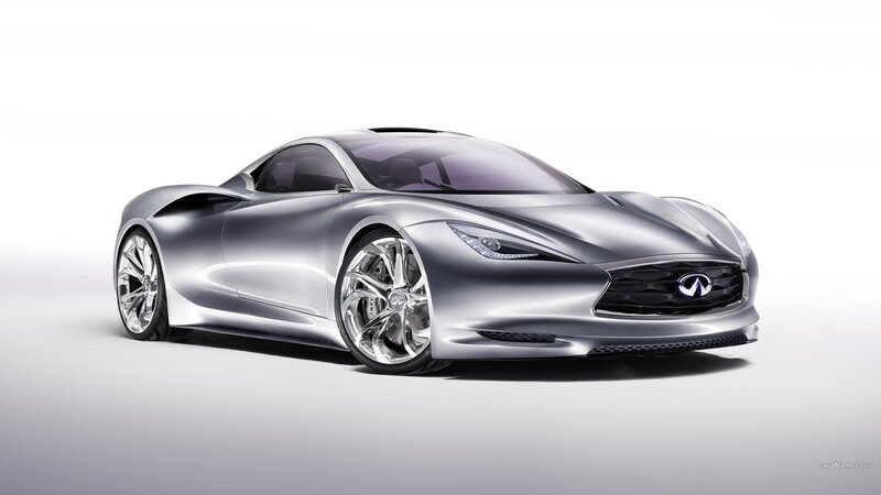 Silver Concept Car — Modern, Photograph, Wheels, Grille