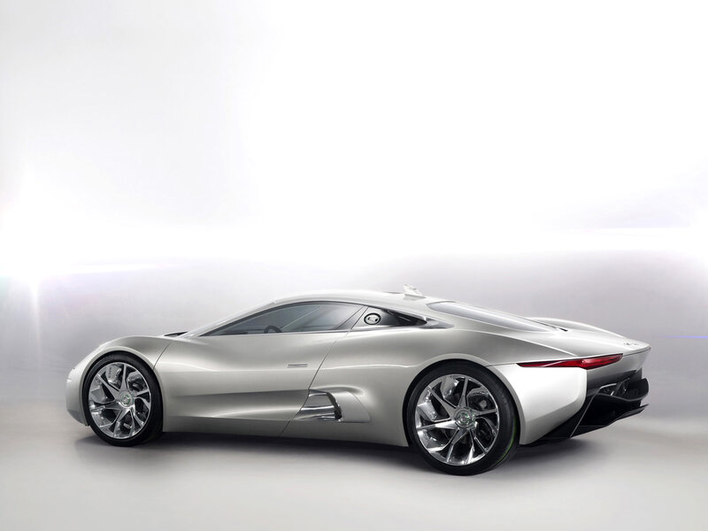 Silver Concept Car — Modern, Photograph, Wheels
