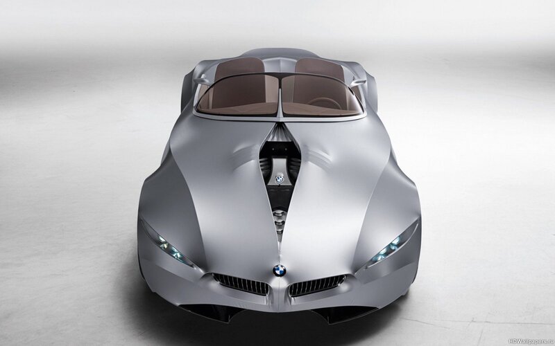 Silver Concept Car — Modern, Photograph, Windshield, Headlights