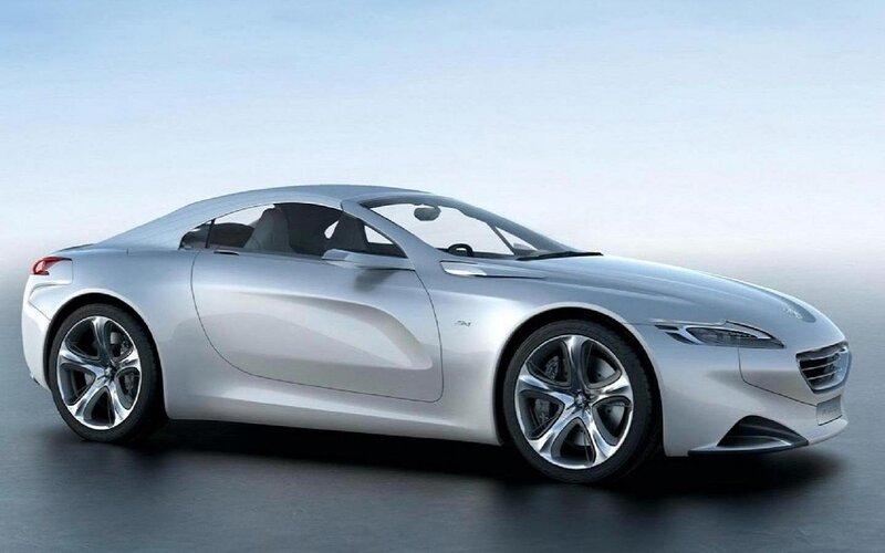 Silver Concept Car — Neutral, 3d Render, Wheels