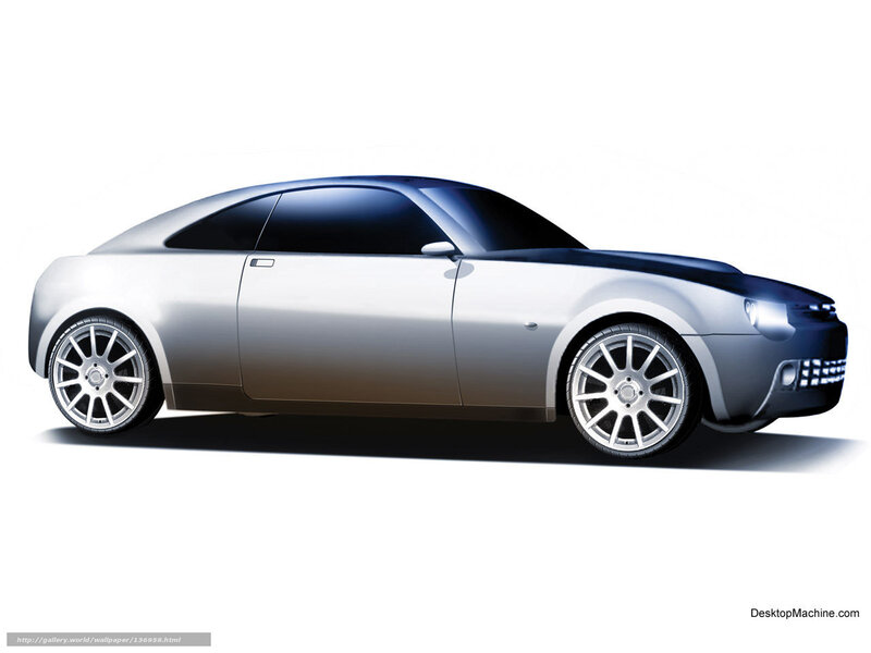Silver Concept Car — Neutral, Digital Art