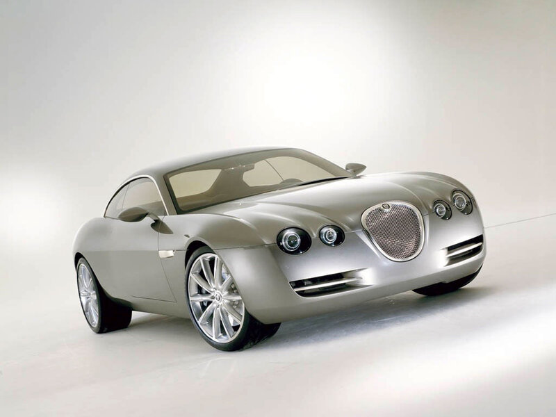 Silver Concept Car — Neutral, Grille