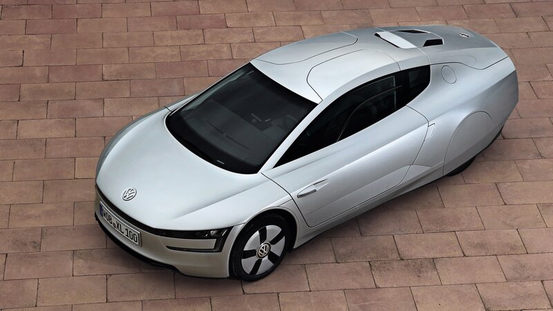 Silver Concept Car — Neutral, Photograph, Brick Pavement