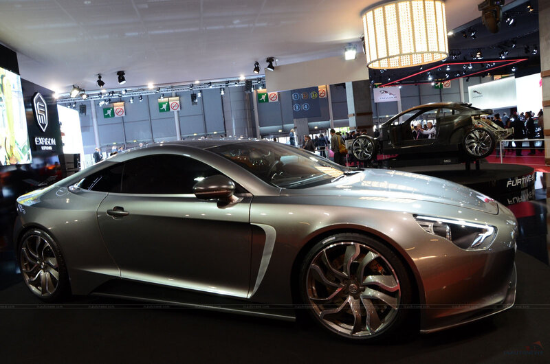 Silver Concept Car — Neutral, Photograph, Car Show, Exhibition Stand