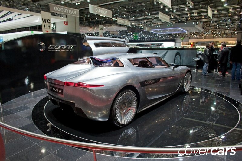 Silver Concept Car — Neutral, Photograph, Car Show