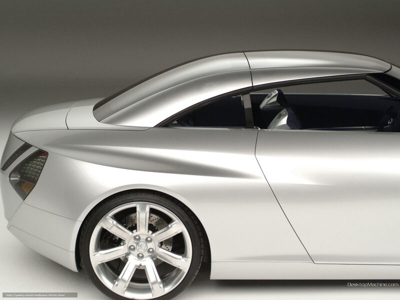 Silver Concept Car — Neutral, Photograph, Car Wheel