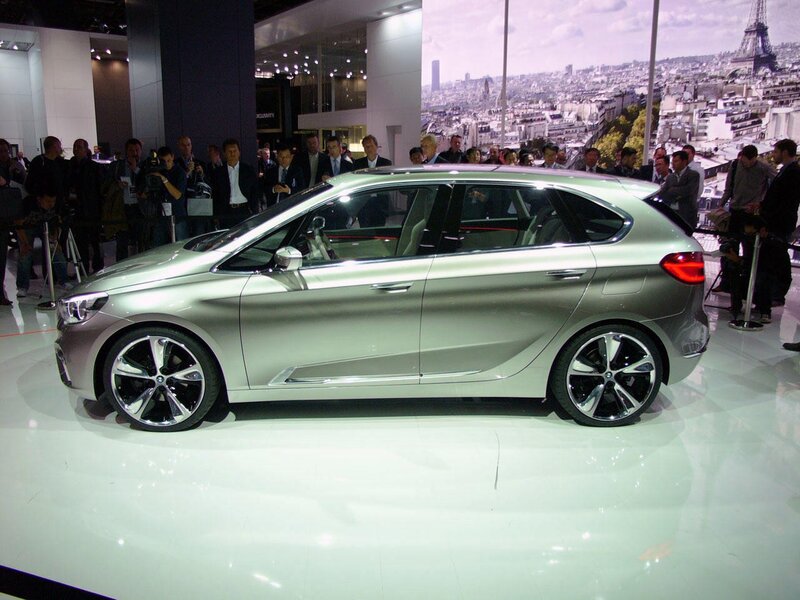 Silver Concept Car — Neutral, Photograph, Crowd