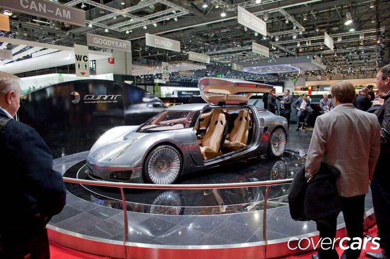 Silver Concept Car — Neutral, Photograph, People, Car Show