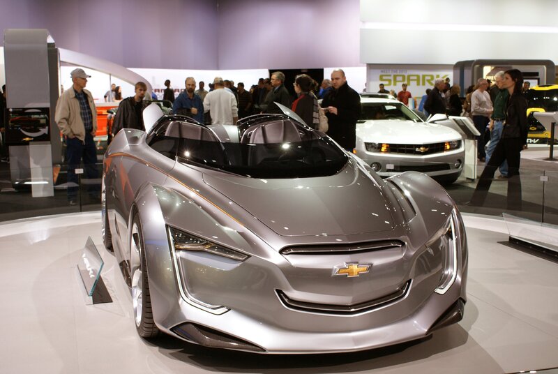 Silver Concept Car — Neutral, Photograph, People, Car Show, White Car