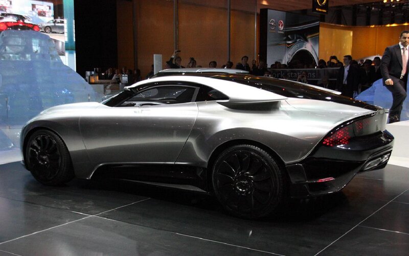 Silver Concept Car — Neutral, Photograph, People