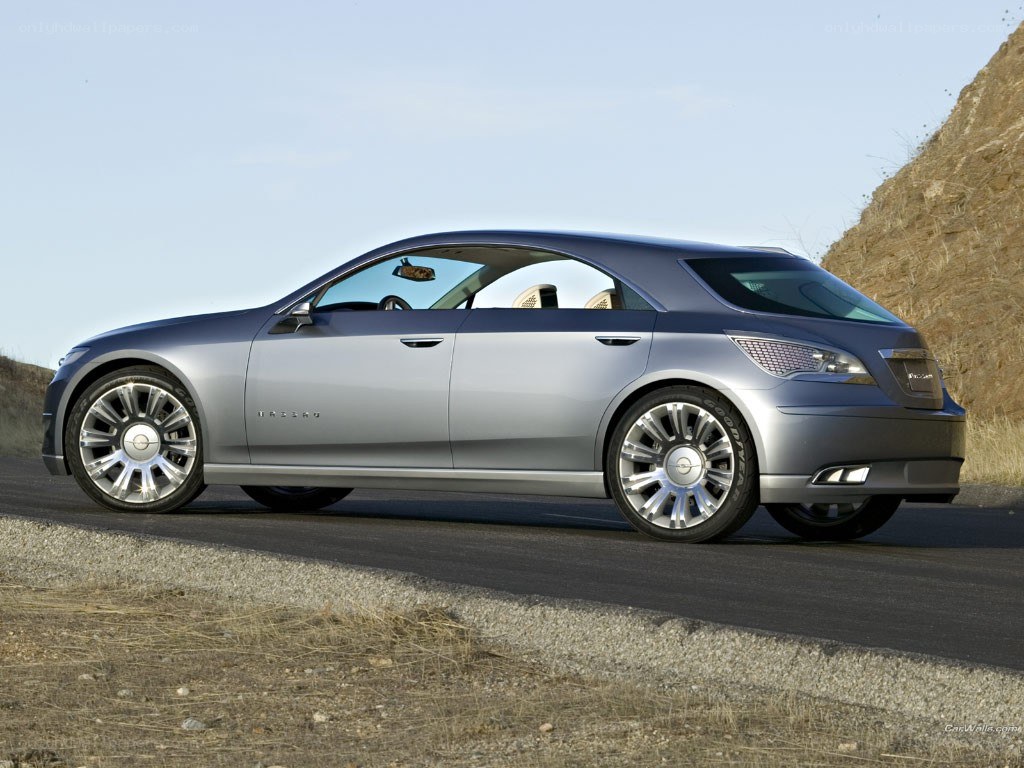 silver concept car on road