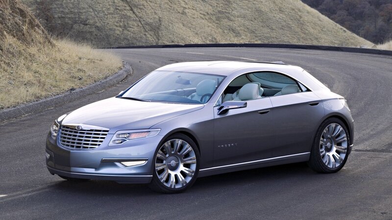 silver concept car on road