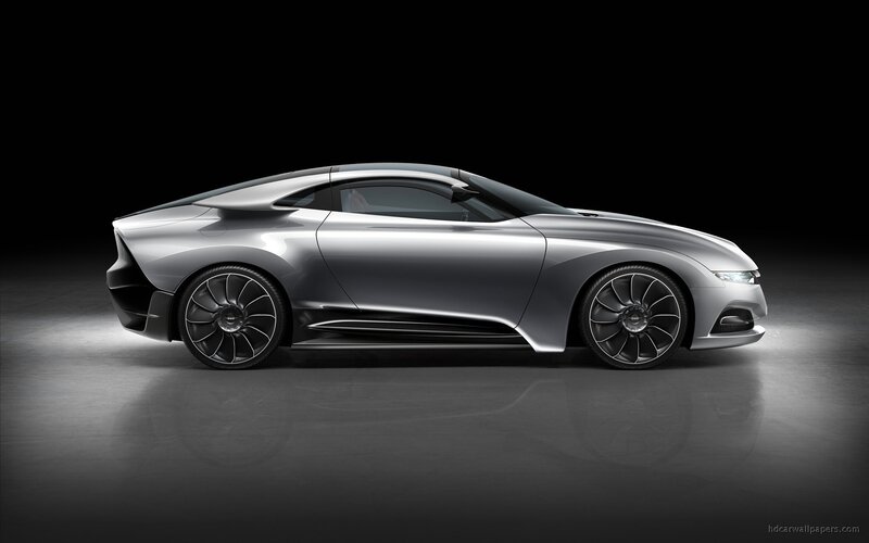 Silver Concept Car — Photograph, Studio