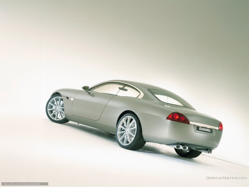 silver concept car rear view