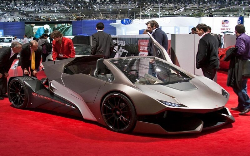 Silver Concept Car — Red, Neutral