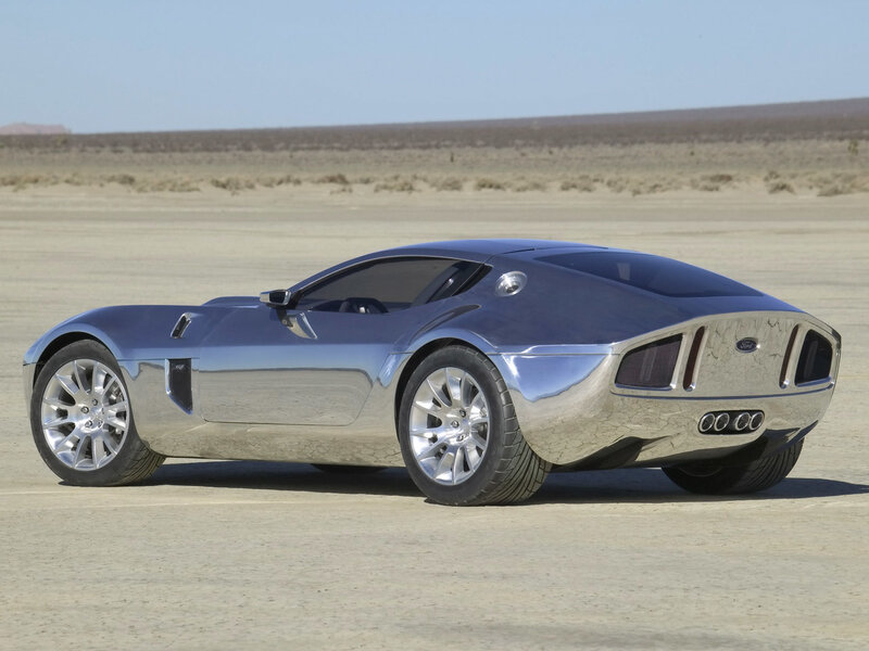 Silver Concept Car — Serene, Afternoon, Photograph, Desert, Sky, Wheels, Blue