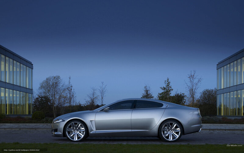 Silver Concept Car — Serene, Night